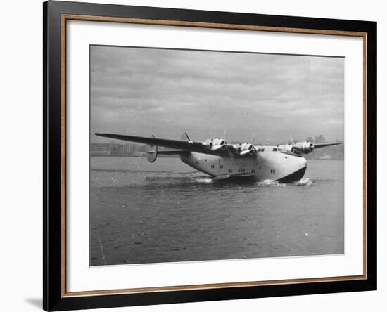 Boeing Clipper Moving on Top of a Body of Water-J^ R^ Eyerman-Framed Photographic Print