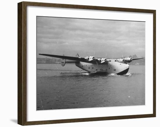 Boeing Clipper Moving on Top of a Body of Water-J^ R^ Eyerman-Framed Photographic Print