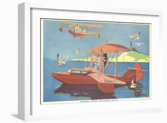 Boeing Model 204 Flying Boat-null-Framed Art Print