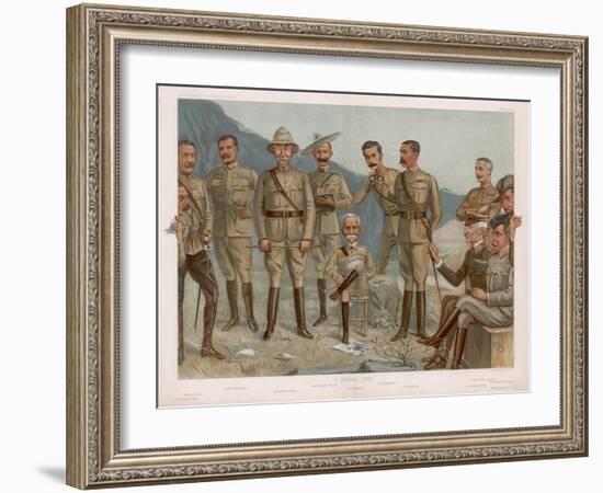 Boer, British Generals-Leslie Ward-Framed Art Print