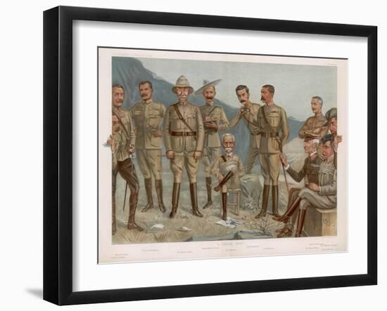 Boer, British Generals-Leslie Ward-Framed Art Print