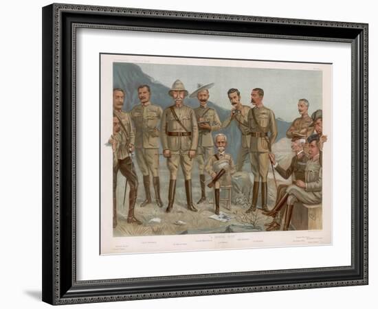 Boer, British Generals-Leslie Ward-Framed Art Print