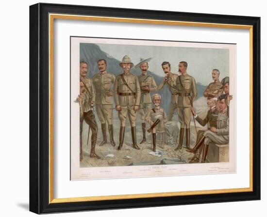 Boer, British Generals-Leslie Ward-Framed Art Print