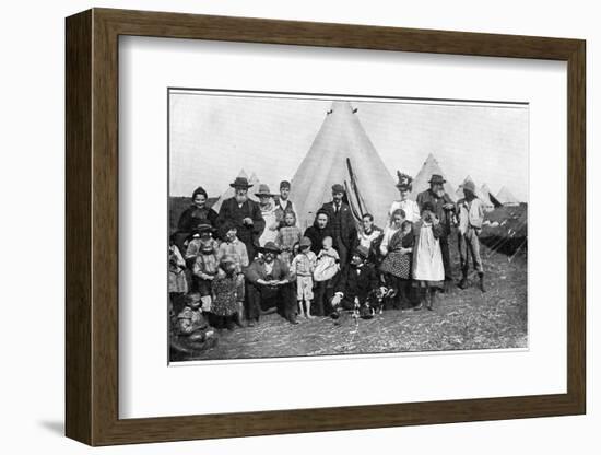 Boer families in a British concentration camp at Eshowe, Zululand, 2nd Boer War, 1900. Artist: Anon-Anon-Framed Photographic Print