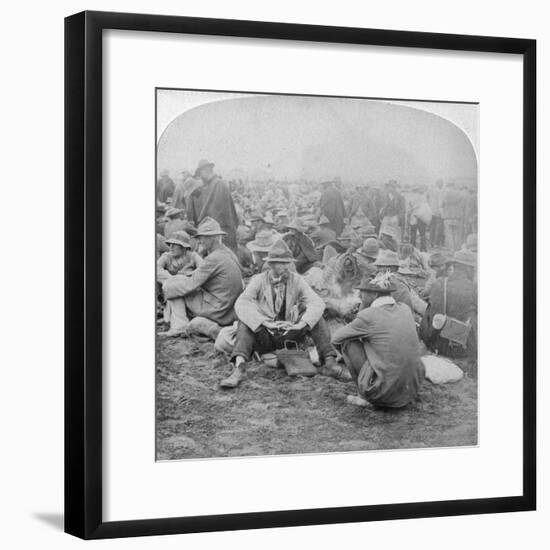 Boer Prisoners of War, South Africa, 2nd Boer War, 1900-Underwood & Underwood-Framed Giclee Print