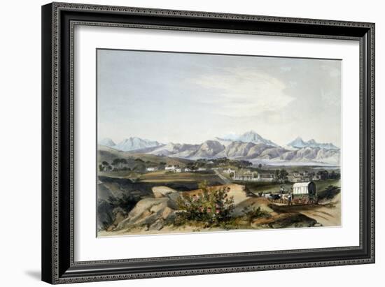 Boer Settlement-George French Angas-Framed Giclee Print