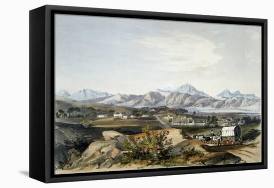 Boer Settlement-George French Angas-Framed Premier Image Canvas