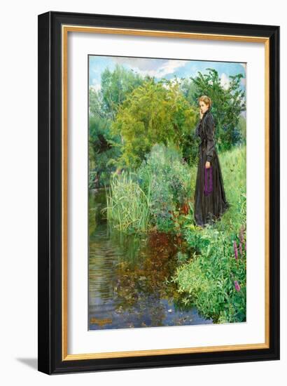 Boer War, 1900 - 'Last Summer Things Were Greener', 1901 (Oil on Canvas)-John Byam Liston Shaw-Framed Giclee Print