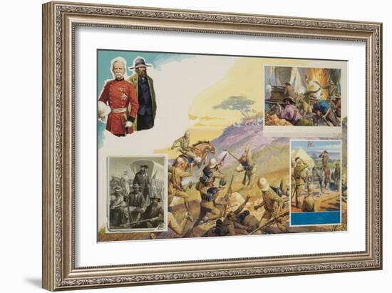 Boer War-Severino Baraldi-Framed Giclee Print