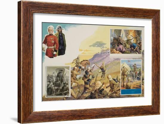 Boer War-Severino Baraldi-Framed Giclee Print