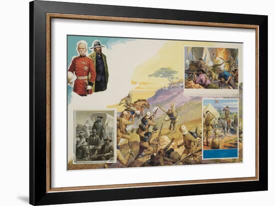 Boer War-Severino Baraldi-Framed Giclee Print