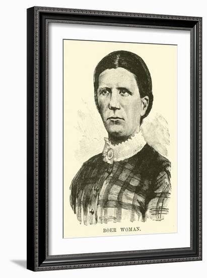 Boer Woman-null-Framed Giclee Print