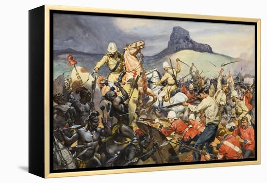 Boers and Natives-McConnell-Framed Premier Image Canvas