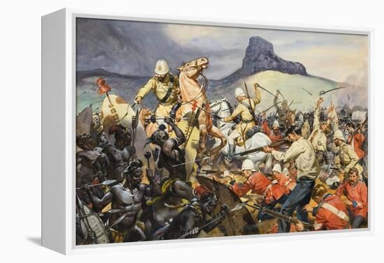 Boers and Natives-McConnell-Framed Premier Image Canvas