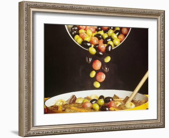 Boeuf En Daube is a Beef Stew Made with Garlic, Onions and Tomatoes-John Dominis-Framed Photographic Print