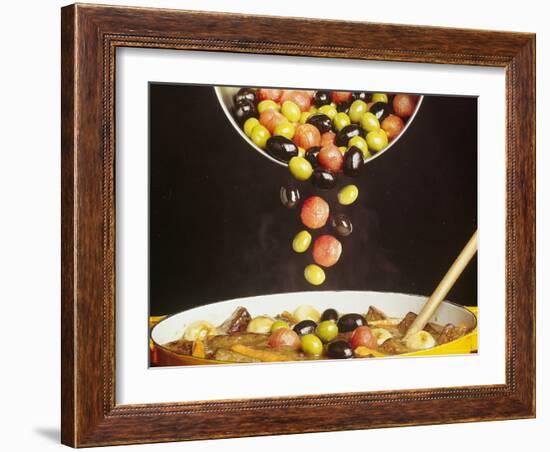 Boeuf En Daube is a Beef Stew Made with Garlic, Onions and Tomatoes-John Dominis-Framed Photographic Print