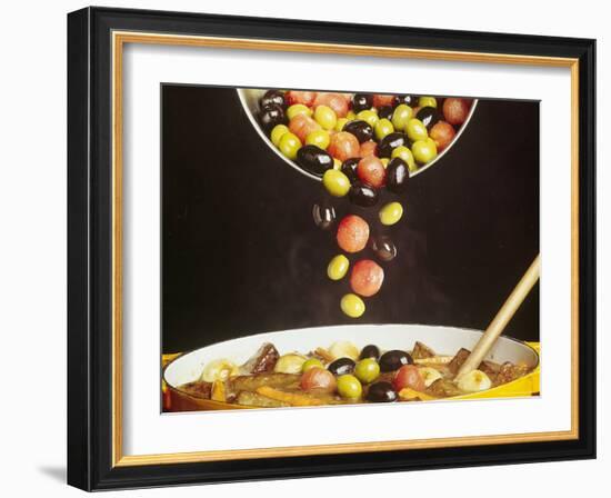 Boeuf En Daube is a Beef Stew Made with Garlic, Onions and Tomatoes-John Dominis-Framed Photographic Print