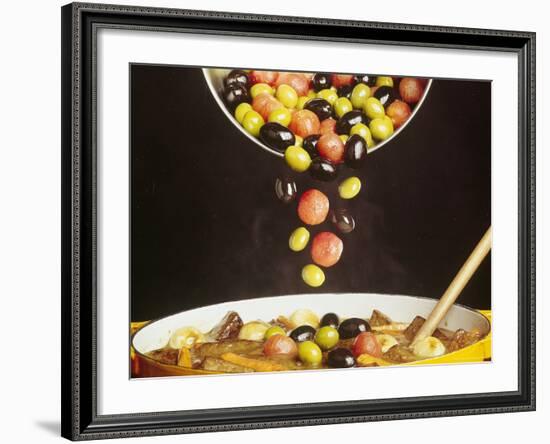 Boeuf En Daube is a Beef Stew Made with Garlic, Onions and Tomatoes-John Dominis-Framed Photographic Print