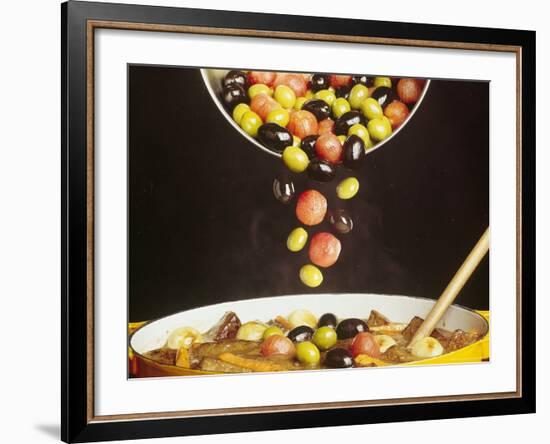 Boeuf En Daube is a Beef Stew Made with Garlic, Onions and Tomatoes-John Dominis-Framed Photographic Print