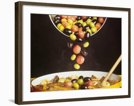 Boeuf En Daube is a Beef Stew Made with Garlic, Onions and Tomatoes-John Dominis-Framed Photographic Print