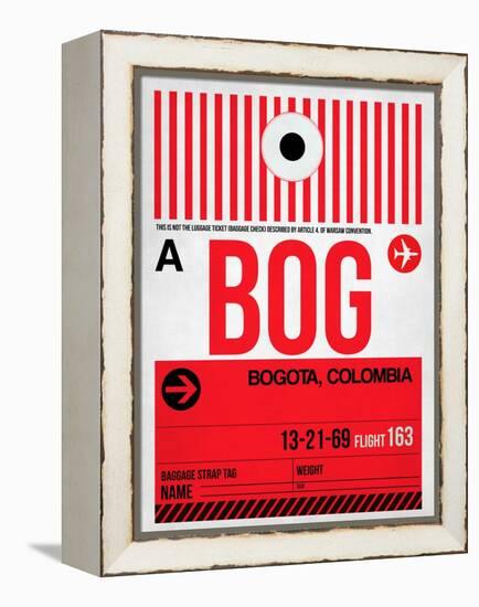 BOG Bogota Luggage Tag I-NaxArt-Framed Stretched Canvas