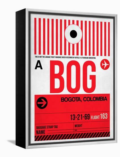 BOG Bogota Luggage Tag I-NaxArt-Framed Stretched Canvas