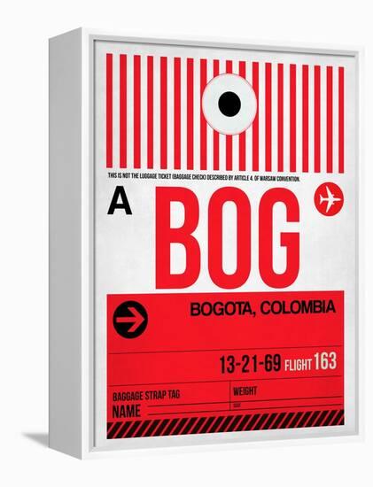 BOG Bogota Luggage Tag I-NaxArt-Framed Stretched Canvas