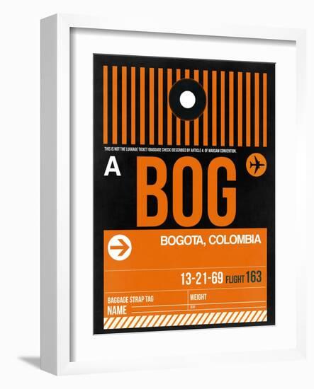BOG Bogota Luggage Tag II-NaxArt-Framed Premium Giclee Print
