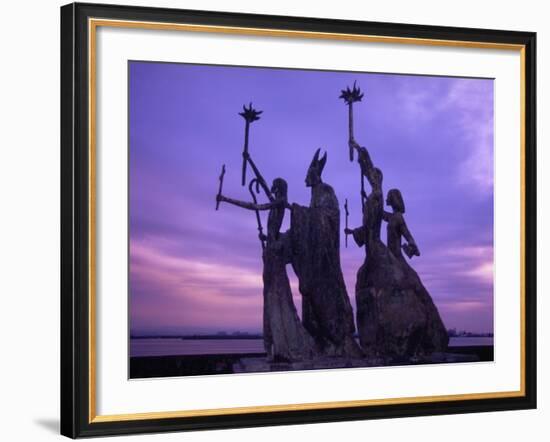 Bogativa Statue, San Juan, Puerto Rico-Greg Johnston-Framed Photographic Print