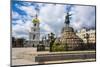 Bogdan Khmelnitsky Statue, Sofiskaya Square in Kiev (Kyiv) Capital of the Ukraine, Europe-Michael Runkel-Mounted Photographic Print