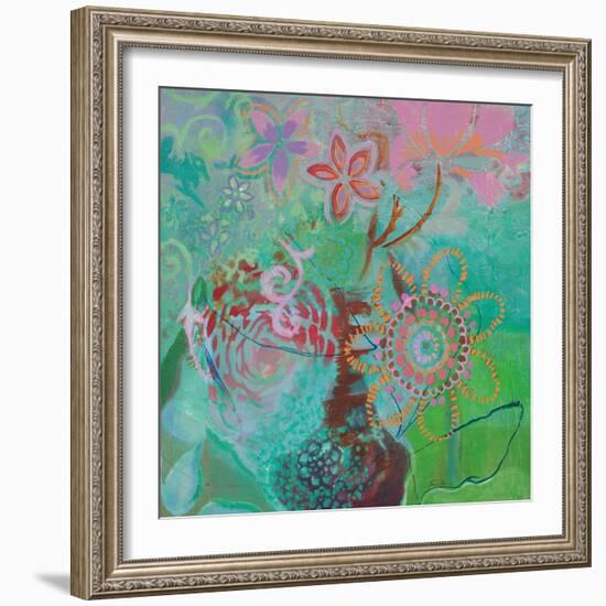 Bohemian Blooms-Jeanne Wassenaar-Framed Art Print