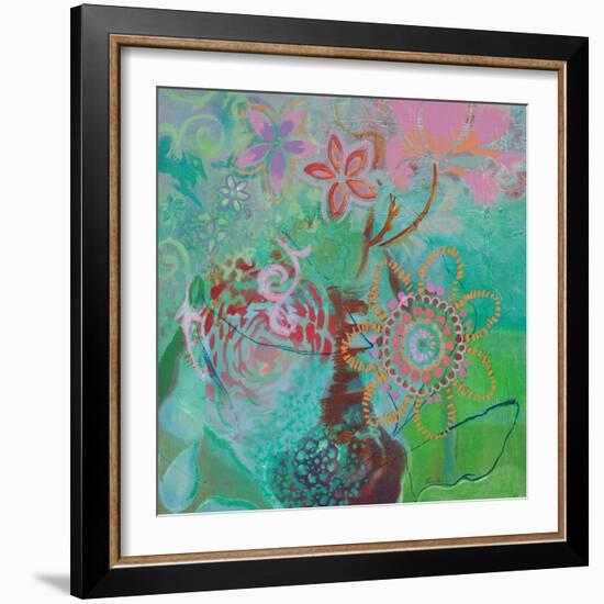 Bohemian Blooms-Jeanne Wassenaar-Framed Art Print