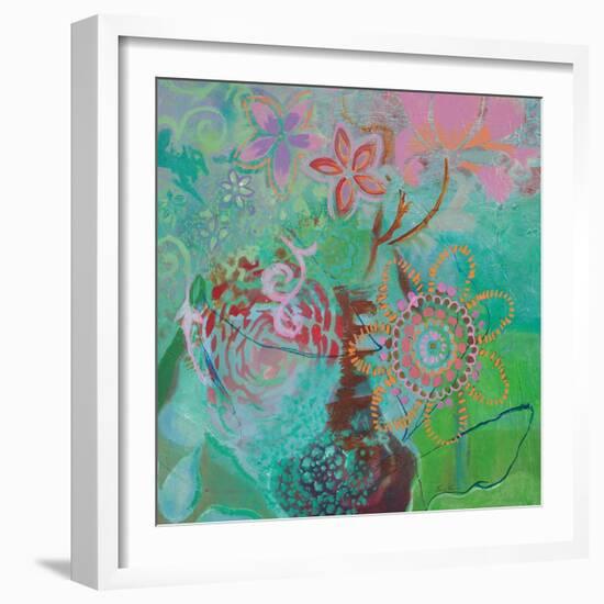 Bohemian Blooms-Jeanne Wassenaar-Framed Art Print