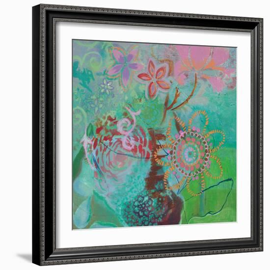 Bohemian Blooms-Jeanne Wassenaar-Framed Art Print