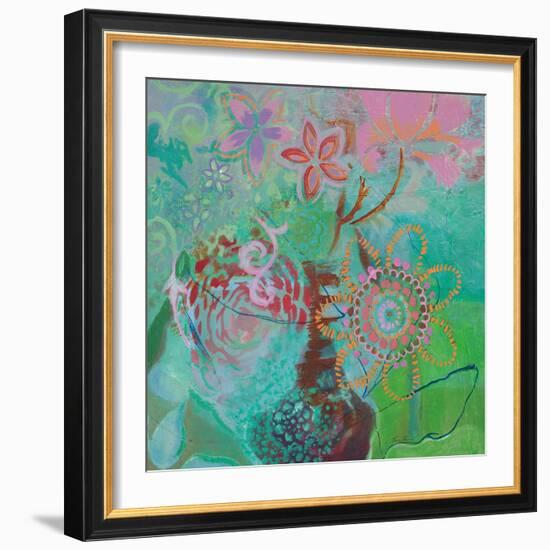 Bohemian Blooms-Jeanne Wassenaar-Framed Art Print