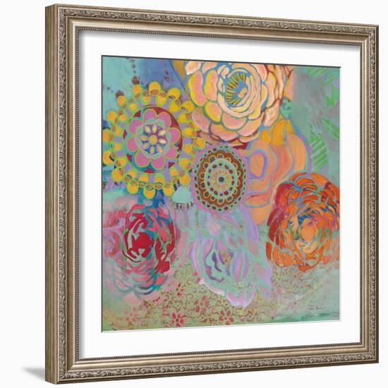 Bohemian Blossoms-Jeanne Wassenaar-Framed Art Print