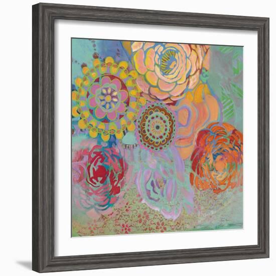 Bohemian Blossoms-Jeanne Wassenaar-Framed Art Print