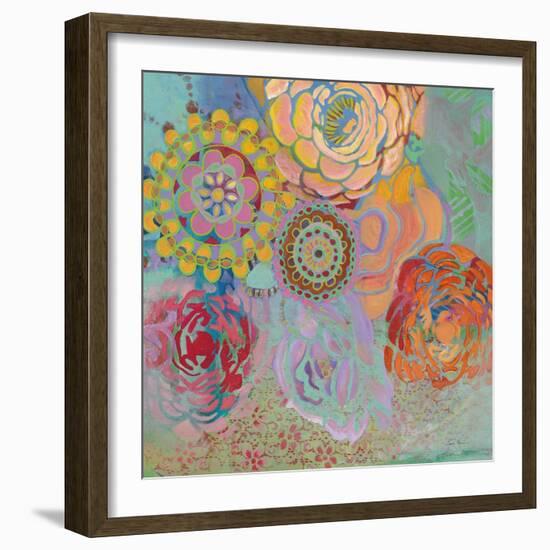 Bohemian Blossoms-Jeanne Wassenaar-Framed Art Print