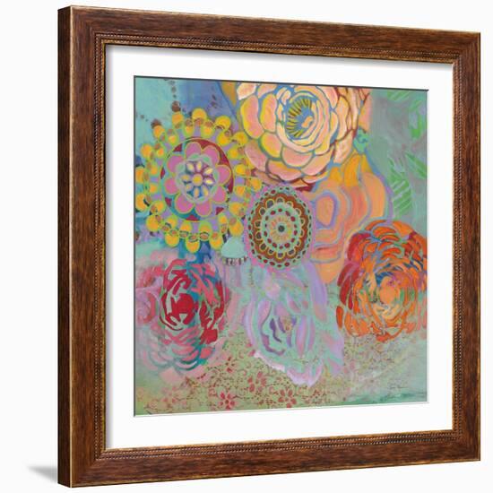 Bohemian Blossoms-Jeanne Wassenaar-Framed Art Print