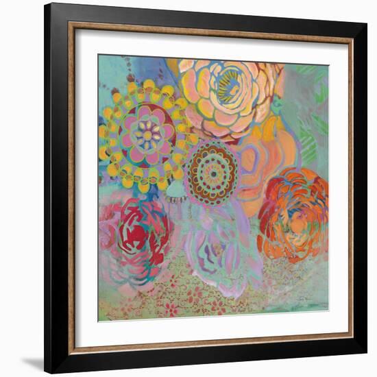 Bohemian Blossoms-Jeanne Wassenaar-Framed Art Print