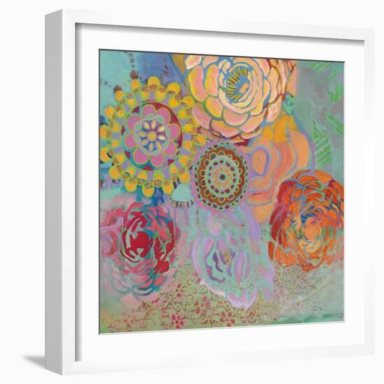 Bohemian Blossoms-Jeanne Wassenaar-Framed Art Print