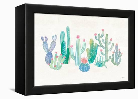 Bohemian Cactus I-Mary Urban-Framed Stretched Canvas