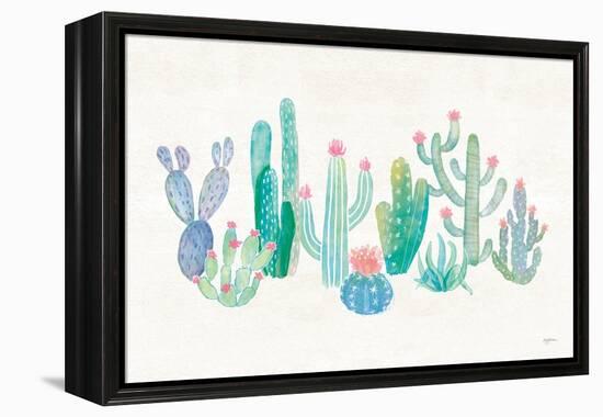 Bohemian Cactus I-Mary Urban-Framed Stretched Canvas