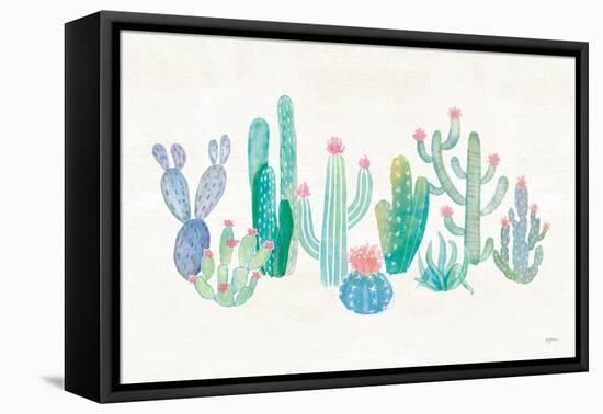 Bohemian Cactus I-Mary Urban-Framed Stretched Canvas