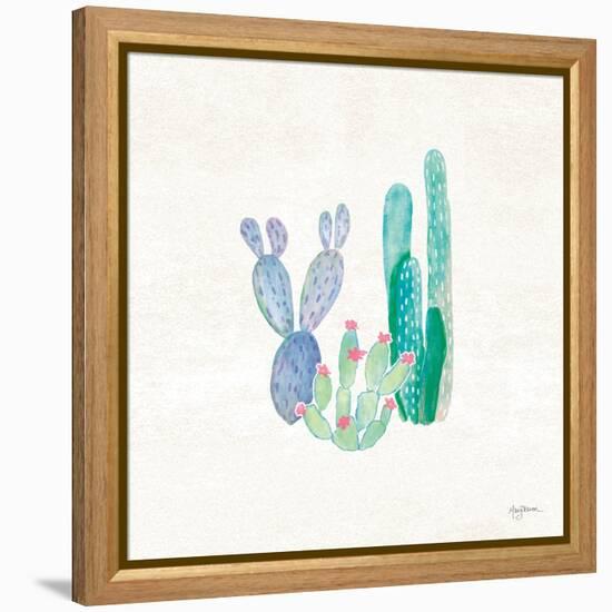 Bohemian Cactus II-Mary Urban-Framed Stretched Canvas