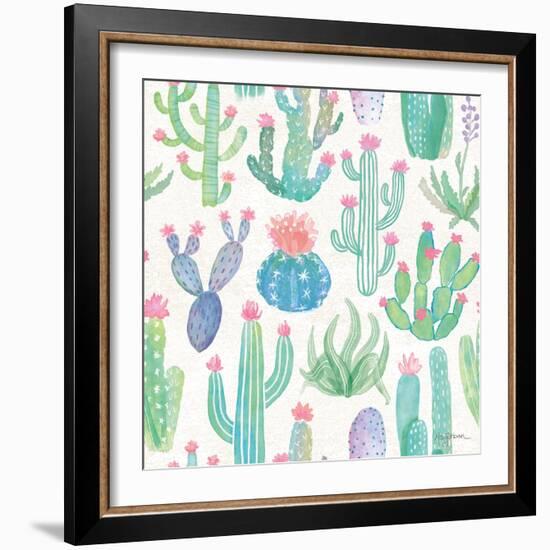 Bohemian Cactus Step 01A-Mary Urban-Framed Art Print