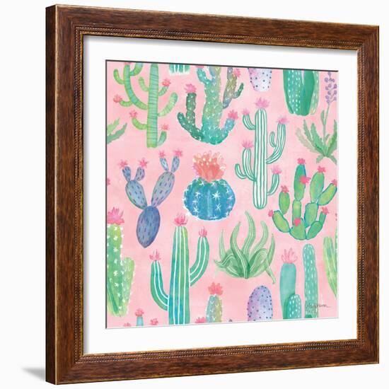 Bohemian Cactus Step 01B-Mary Urban-Framed Art Print