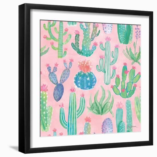 Bohemian Cactus Step 01B-Mary Urban-Framed Art Print