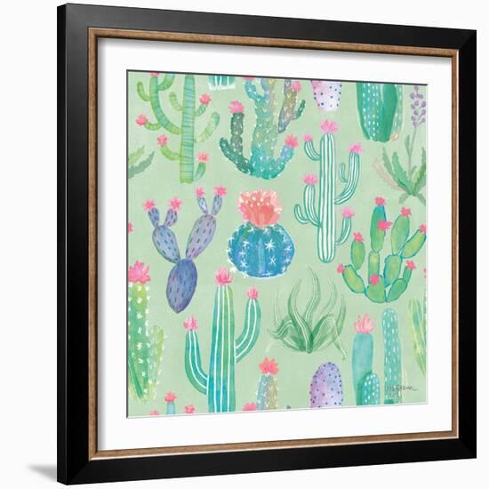 Bohemian Cactus Step 01C-Mary Urban-Framed Art Print