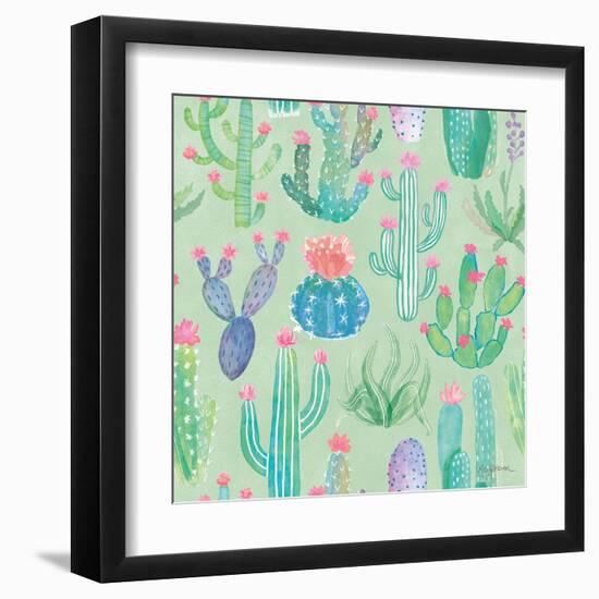 Bohemian Cactus Step 01C-Mary Urban-Framed Art Print